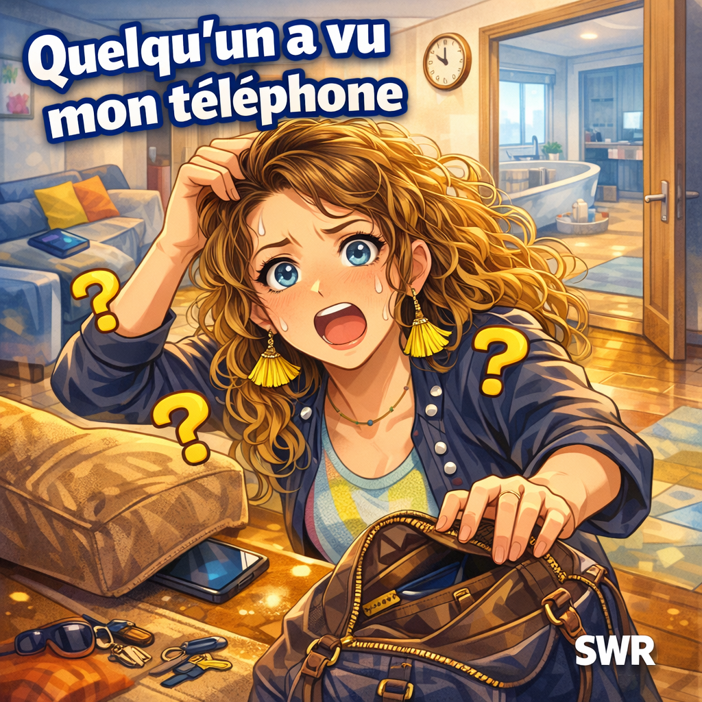 Quelqu’un a vu mon téléphone